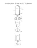 Structure in the outer enveloping shells of Christmas lamps diagram and image