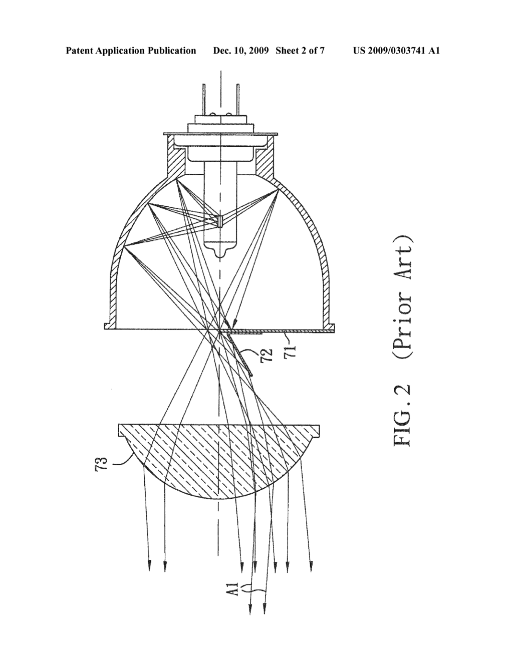 VEHICLE HEADLIGHT CAPABLE OF COMPENSATING FOR LIGHT INTENSITY OF DARK REGION - diagram, schematic, and image 03