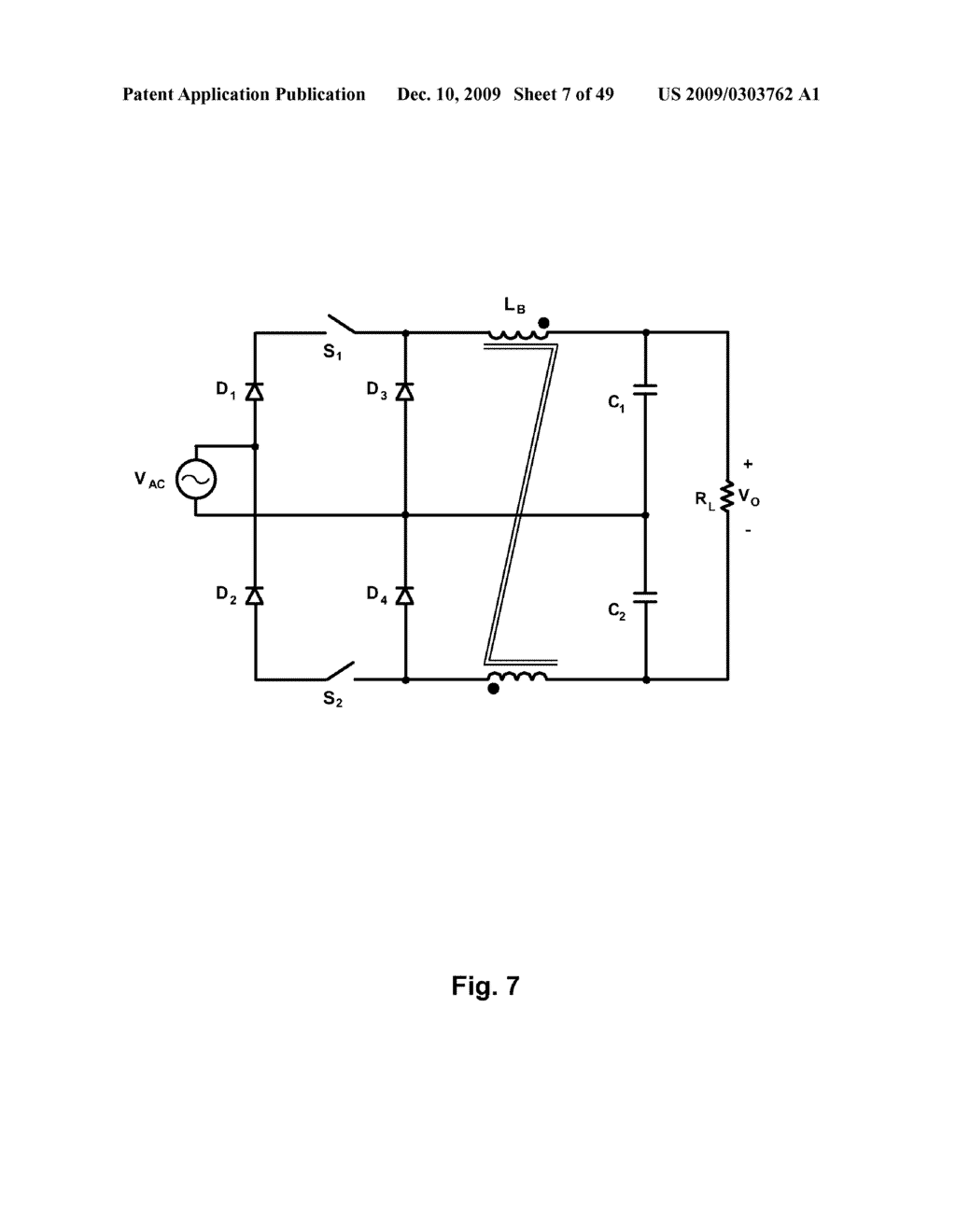 POWER FACTOR CORRECTION RECTIFIER THAT OPERATES EFFICIENTLY OVER A RANGE OF INPUT VOLTAGE CONDITIONS - diagram, schematic, and image 08