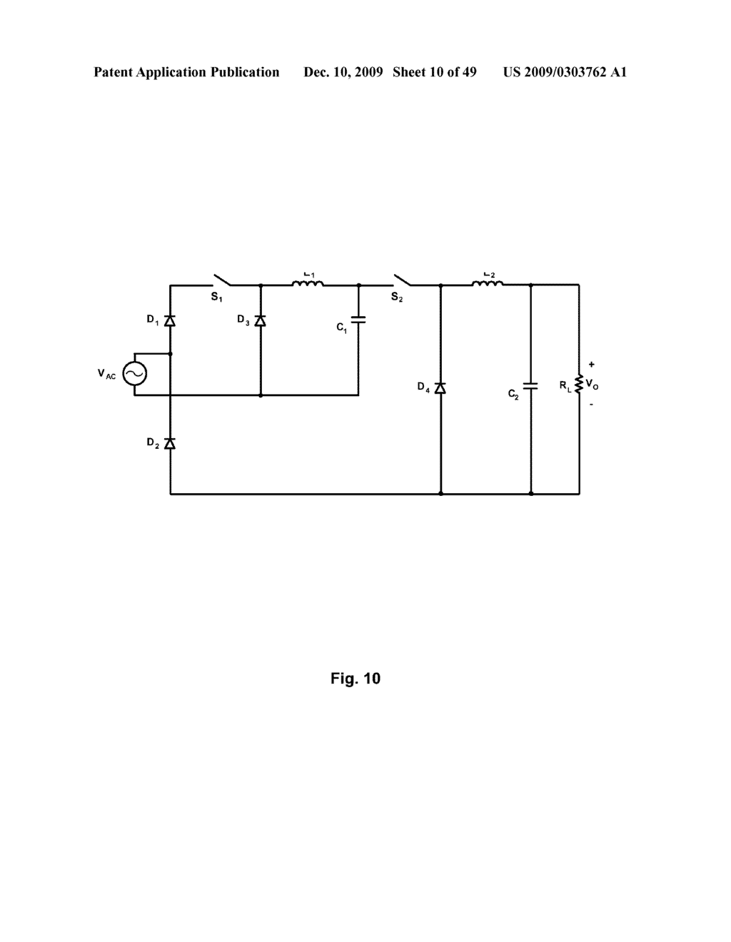 POWER FACTOR CORRECTION RECTIFIER THAT OPERATES EFFICIENTLY OVER A RANGE OF INPUT VOLTAGE CONDITIONS - diagram, schematic, and image 11