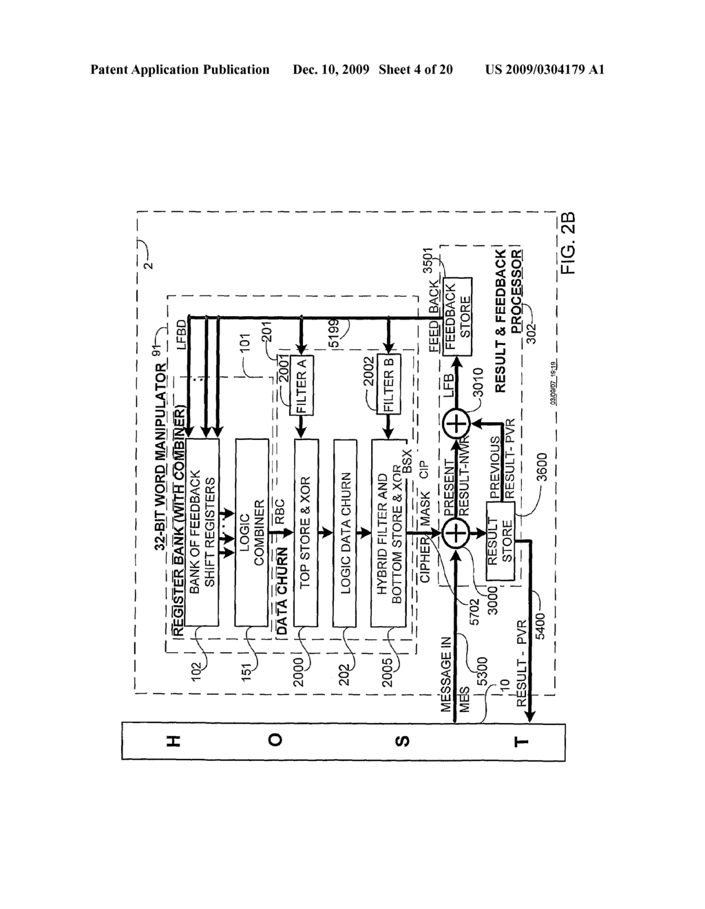 SYSTEM AND METHOD TO PRECLUDE MESSAGE MODIFICATION IN DATA AUTHENTICATION SYSTEMS THROUGH EFFICENT USE OF FEEDBACK IN CRYPTOGRAPHIC FUNCTIONS - diagram, schematic, and image 05