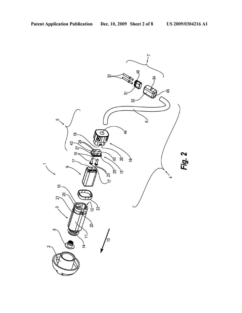 RECEIVER IN THE EAR (RITE) COMPONENT FOR A HEARING AID - diagram, schematic, and image 03