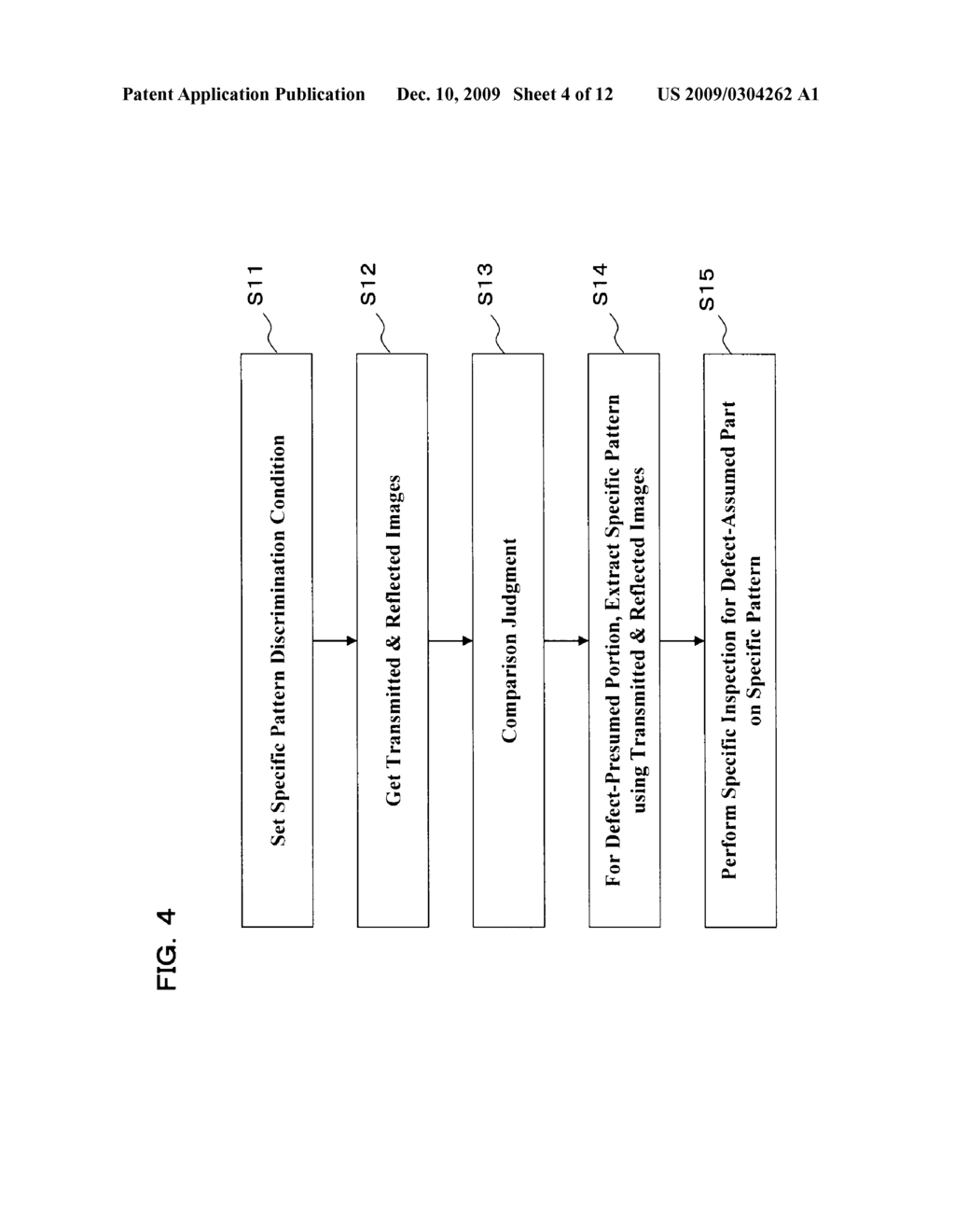 ULTRAFINE PATTERN DISCRIMINATION USING TRANSMITTED/REFLECTED WORKPIECE IMAGES FOR USE IN LITHOGRAPHY INSPECTION SYSTEM - diagram, schematic, and image 05