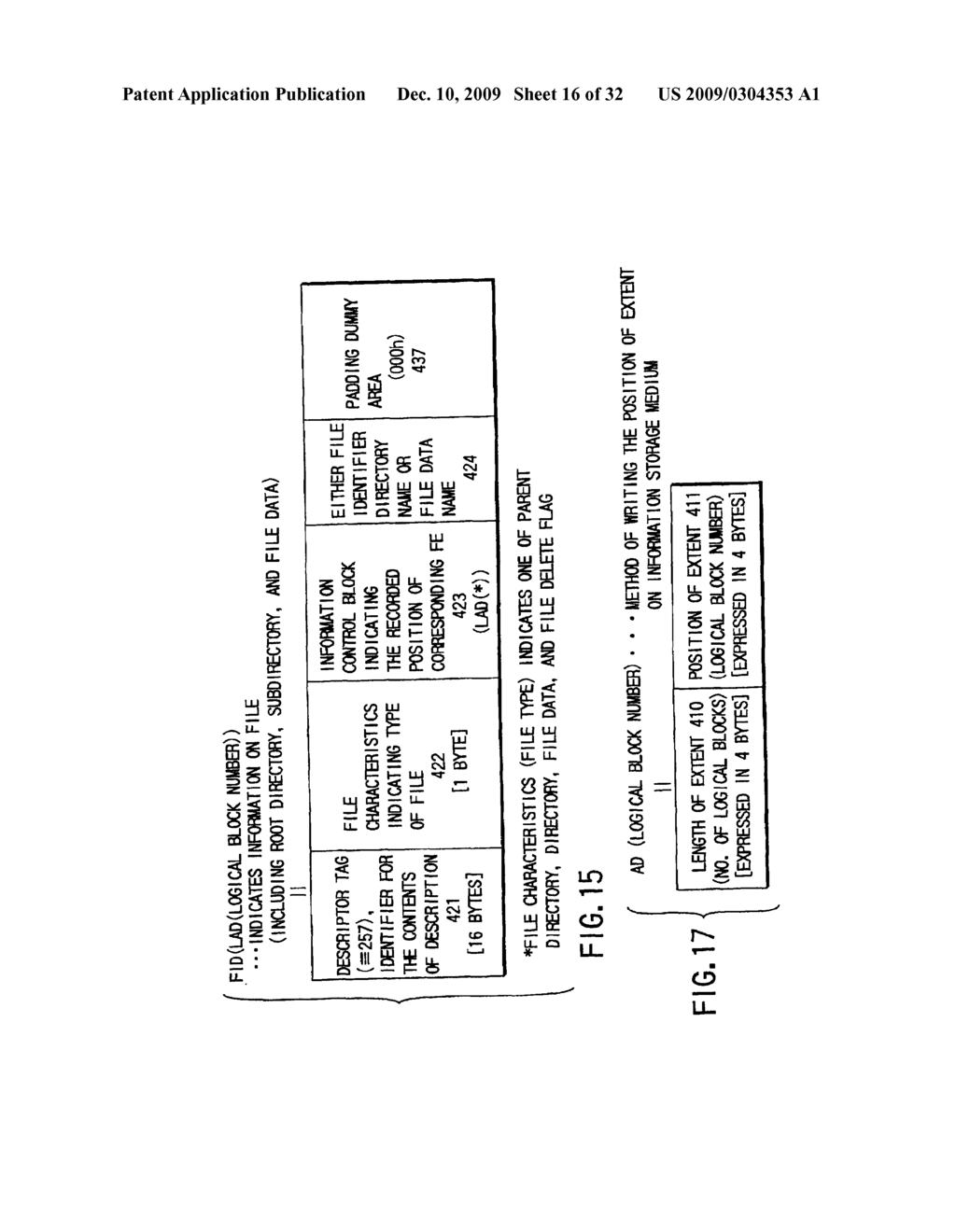 INFORMATION RECORDING METHOD, INFORMATION RECORDING MEDIUM, AND INFORMATION REPRODUCING METHOD, WHEREIN INFORMATION IS STORED ON A DATA RECORDING PORTION AND A MANAGEMENT INFORMATION RECORDING PORTION - diagram, schematic, and image 17