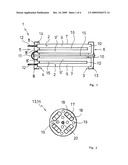 ELECTRICAL RESISTANCE HEATING ELEMENT FOR A HEATING DEVICE FOR HEATING A FLOWING GASEOUS MEDIUM diagram and image