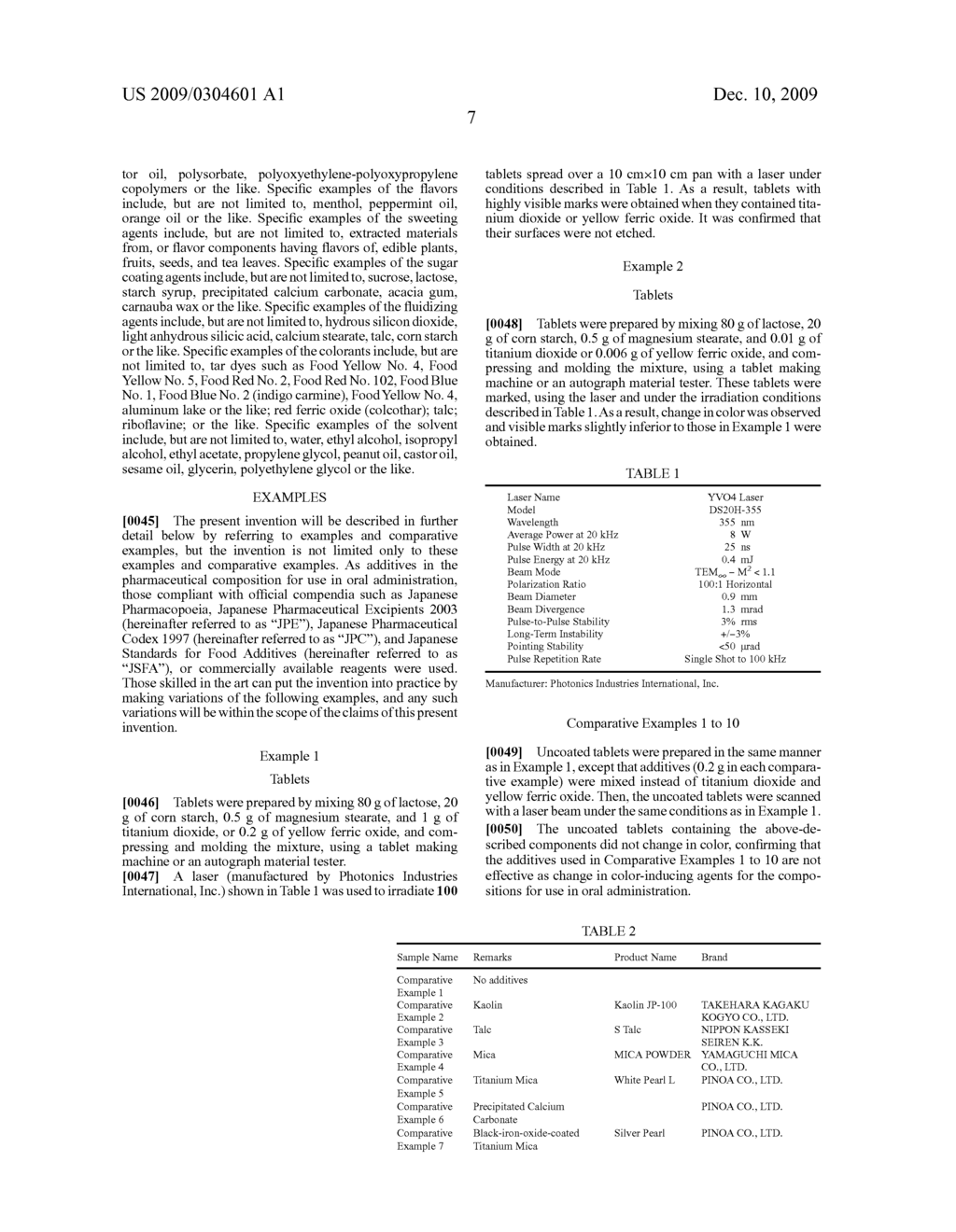 METHOD OF MARKING A COMPOSITION FOR USE IN ORAL ADMINISTRATION - diagram, schematic, and image 12