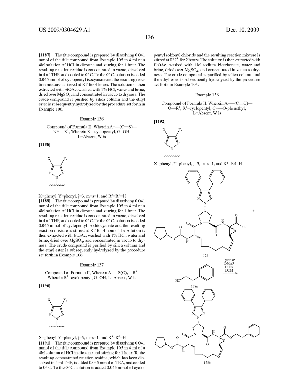 MACROCYCLIC HEPATITIS C SERINE PROTEASE INHIBITORS - diagram, schematic, and image 137