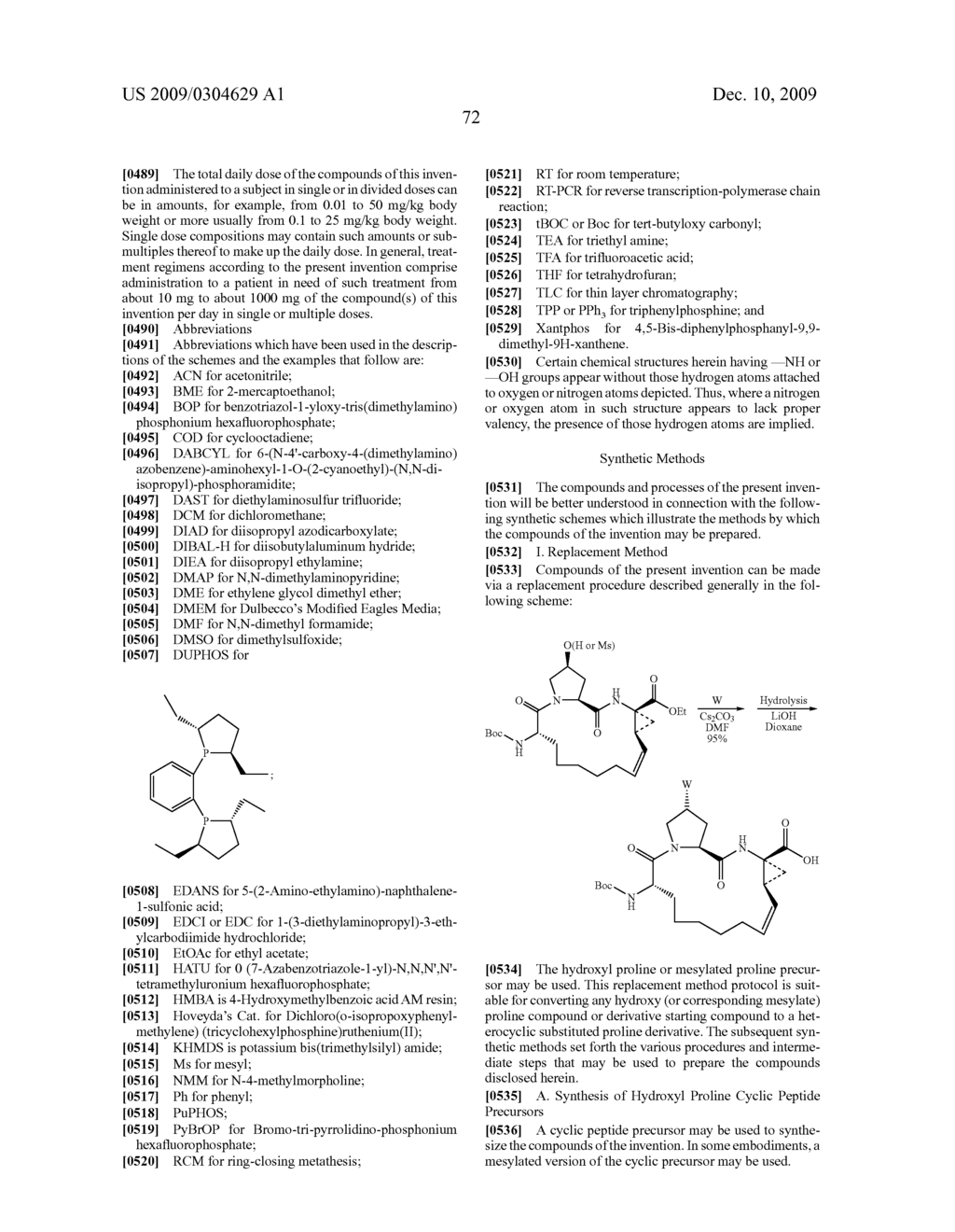 MACROCYCLIC HEPATITIS C SERINE PROTEASE INHIBITORS - diagram, schematic, and image 73