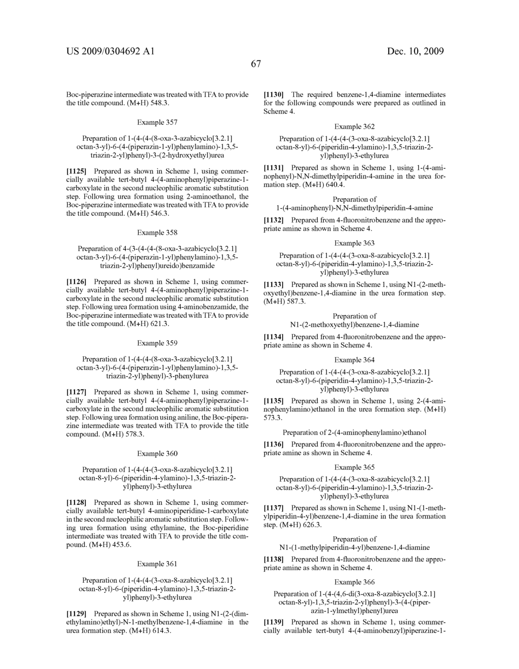 TRIAZINE COMPOUNDS AS PI3 KINASE AND MTOR INHIBITORS - diagram, schematic, and image 68