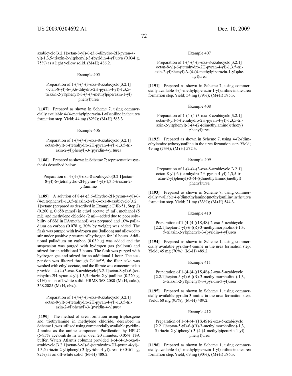 TRIAZINE COMPOUNDS AS PI3 KINASE AND MTOR INHIBITORS - diagram, schematic, and image 73