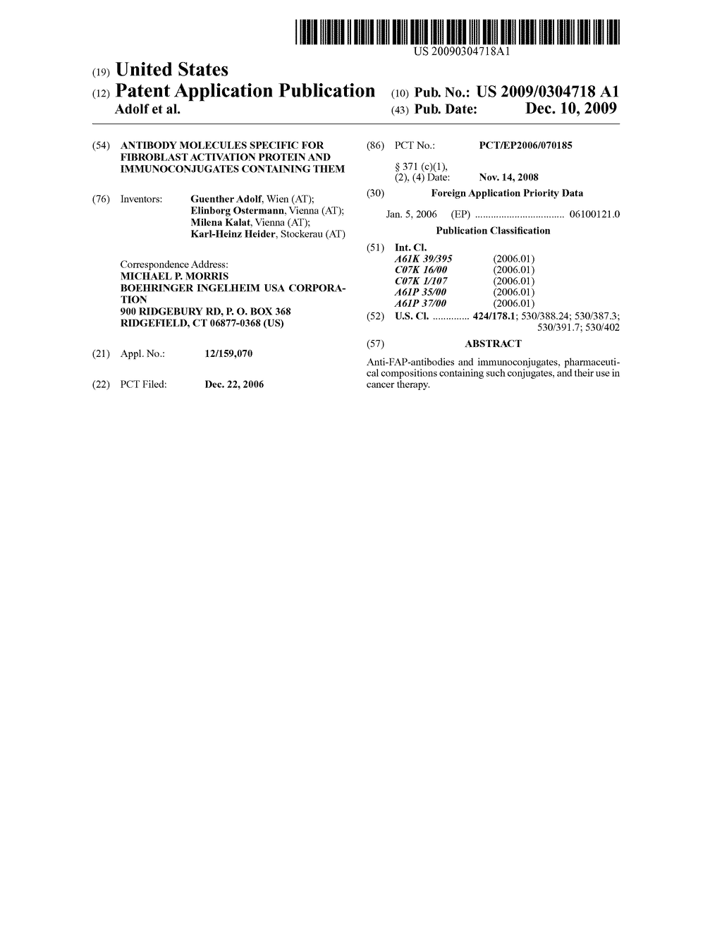 Antibody Molecules Specific for Fibroblast Activation Protein and Immunoconjugates Containing Them - diagram, schematic, and image 01