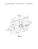 CONCRETE BLOCK MOLD WITH MOVEABLE LINER diagram and image