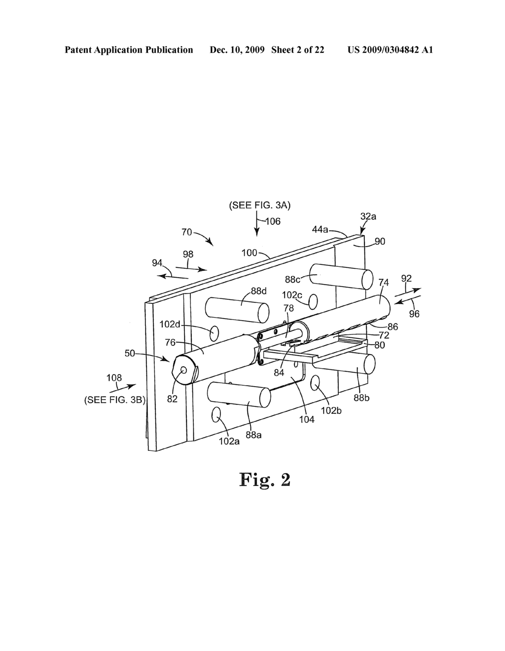 CONCRETE BLOCK MOLD WITH MOVEABLE LINER - diagram, schematic, and image 03