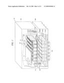 EVAPORATING APPARATUS, APPARATUS FOR CONTROLLING EVAPORATING APPARATUS, METHOD FOR CONTROLLING EVAPORATING APPARATUS, METHOD FOR USING EVAPORATING APPARATUS AND METHOD FOR MANUFACTURING BLOWING PORT diagram and image