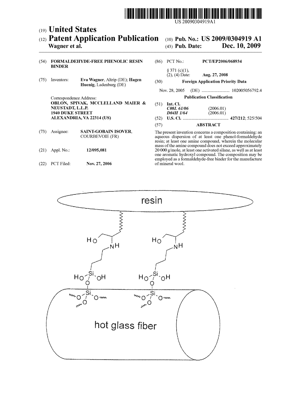 FORMALDEHYDE-FREE PHENOLIC RESIN BINDER - diagram, schematic, and image 01