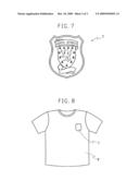 Transfer Sheet For Ink Jet Printing And Fiber Product Equipped With The Same diagram and image