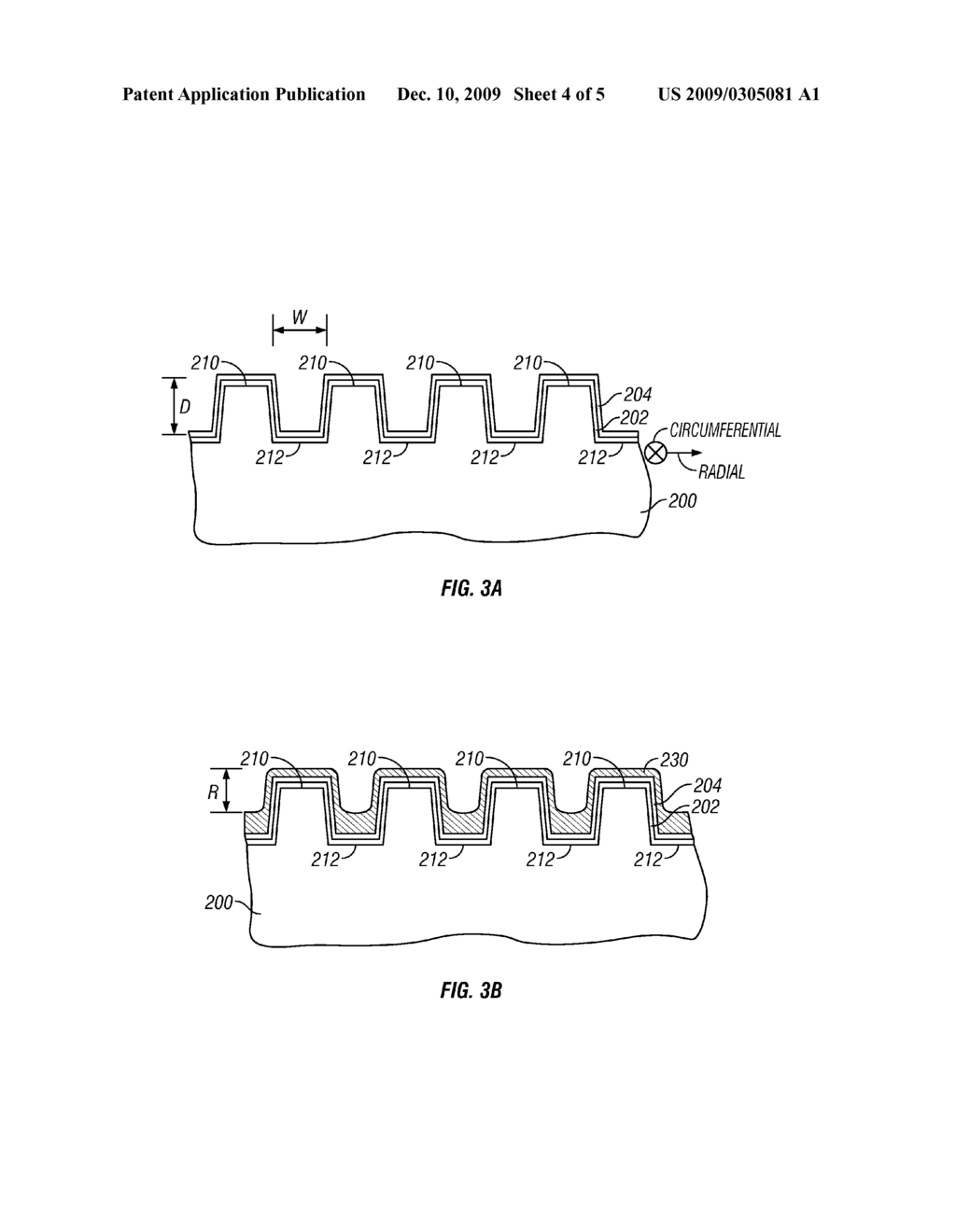 METHOD FOR PLANARIZING A MAGNETIC RECORDING DISK HAVING PRE-PATTERNED SURFACE FEATURES AND DISK WITH PLANARIZED SURFACE - diagram, schematic, and image 05