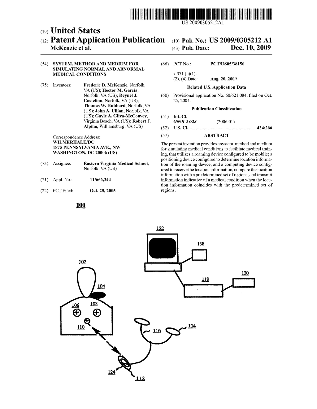 System, method and medium for simulating normal and abnormal medical conditions - diagram, schematic, and image 01