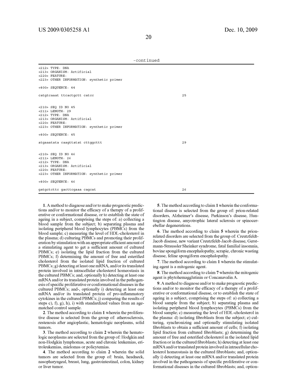 METHODS FOR THE DIAGNOSIS OF PROLIFERATIVE AND/OR CONFORMATIONAL DISEASES - diagram, schematic, and image 34