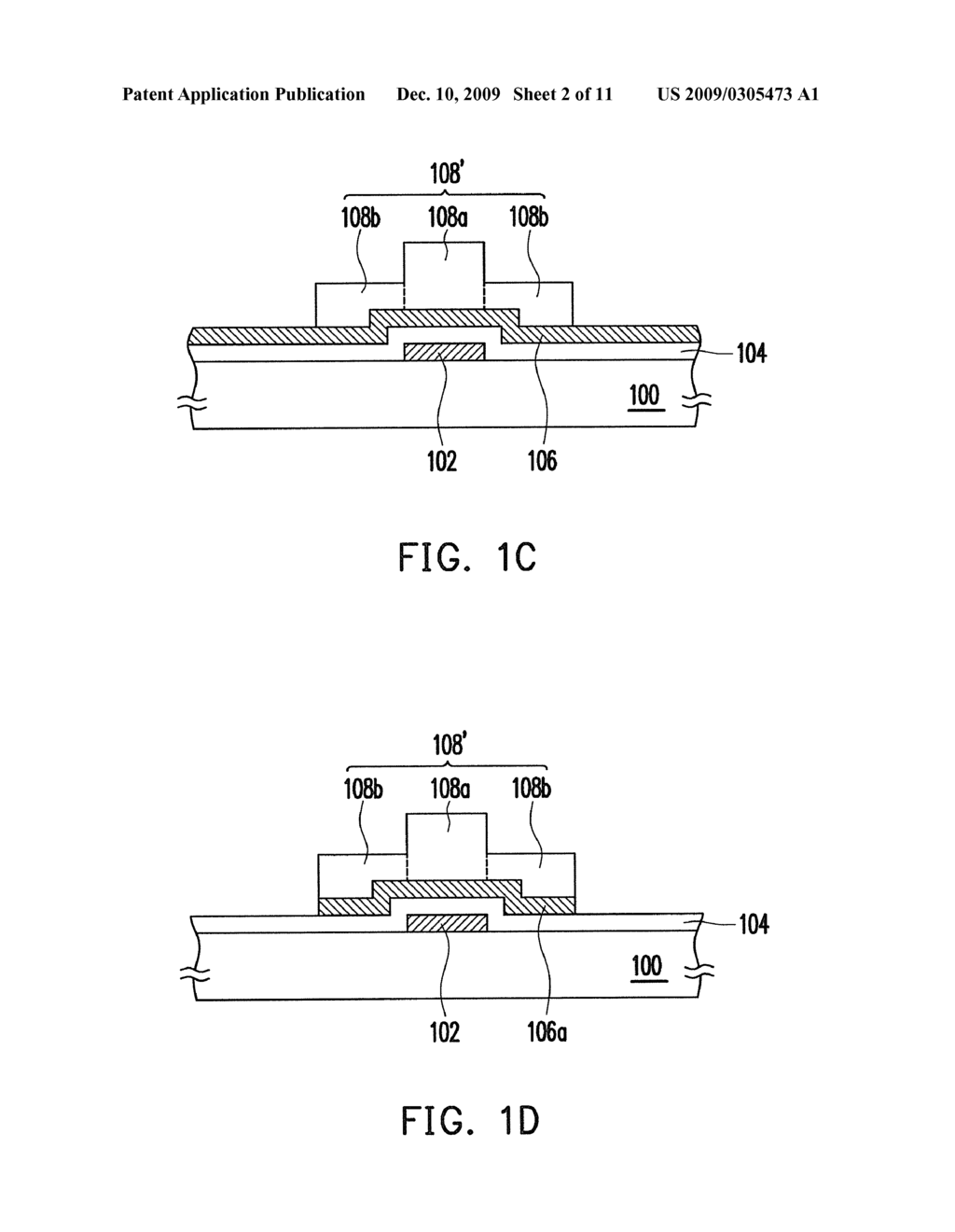 METHOD FOR FABRICATING THIN FILM TRANSISTOR - diagram, schematic, and image 03