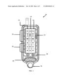 Communication device for rock climbing and other activities diagram and image