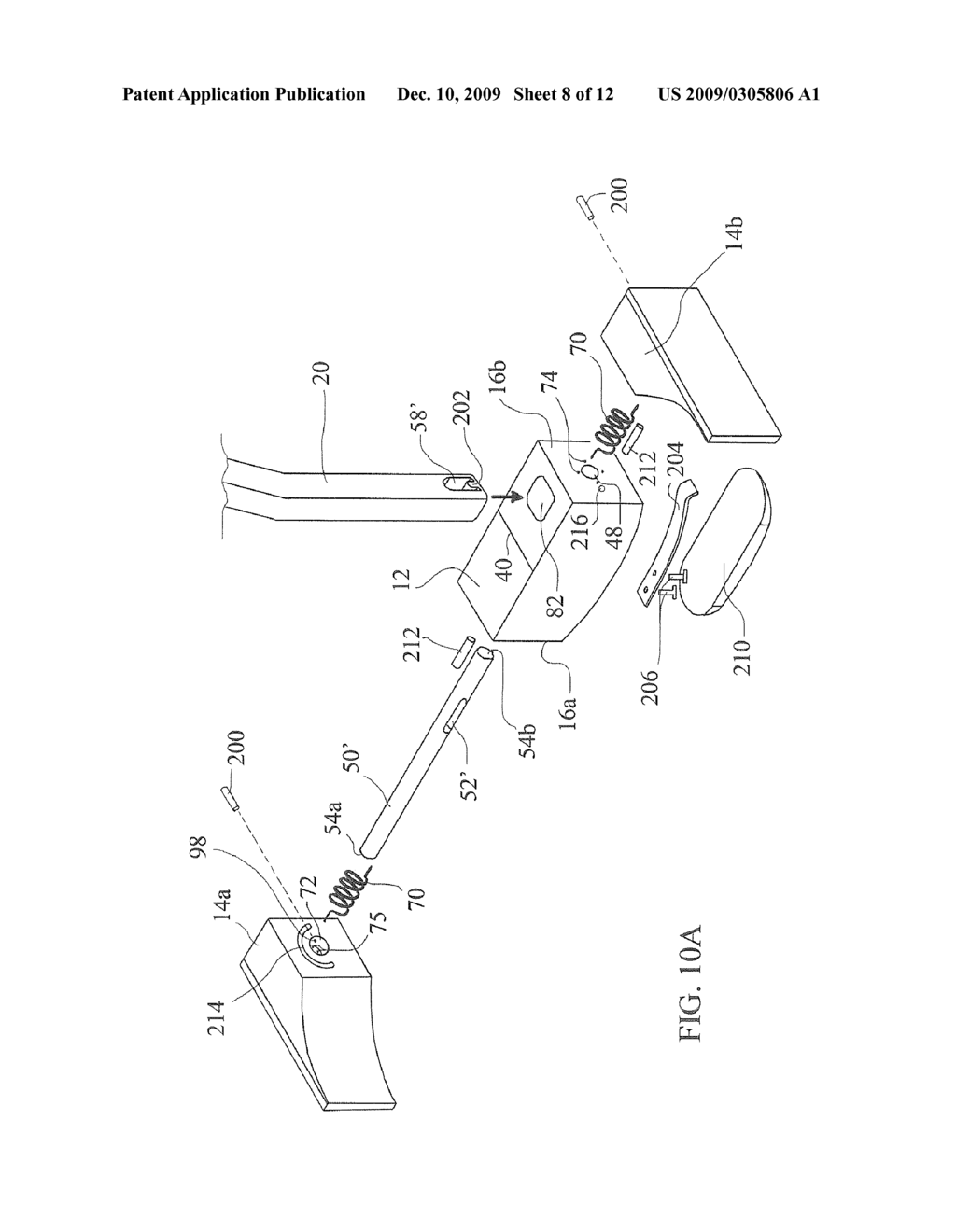 PUTTER WITH AIMING ARMS - diagram, schematic, and image 09
