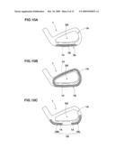 IRON-TYPE GOLF CLUB HEAD diagram and image