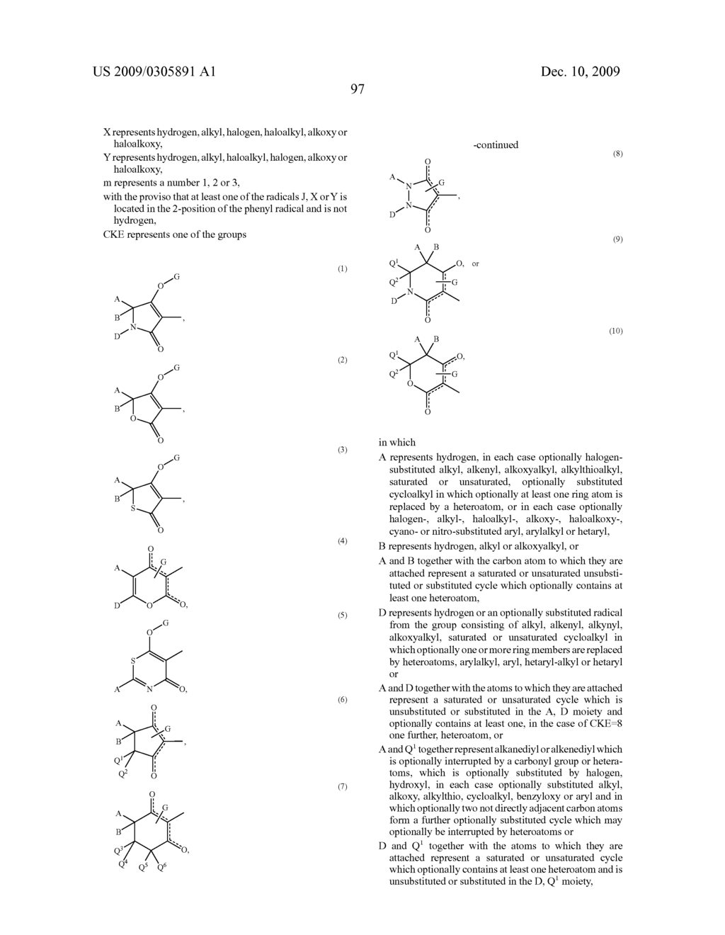 CYCLOALKYLPHENYL SUBSTITUTED CYCLIC KETOENOLS - diagram, schematic, and image 98