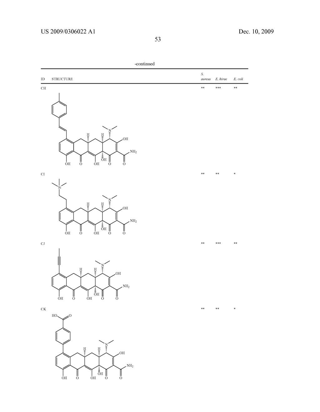 7-SUBSTITUTED TETRACYCLINE COMPOUNDS - diagram, schematic, and image 54