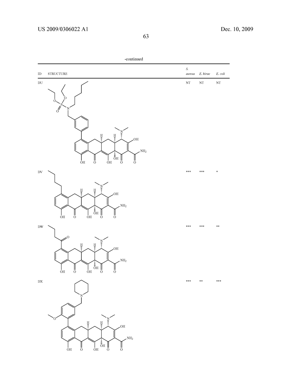 7-SUBSTITUTED TETRACYCLINE COMPOUNDS - diagram, schematic, and image 64