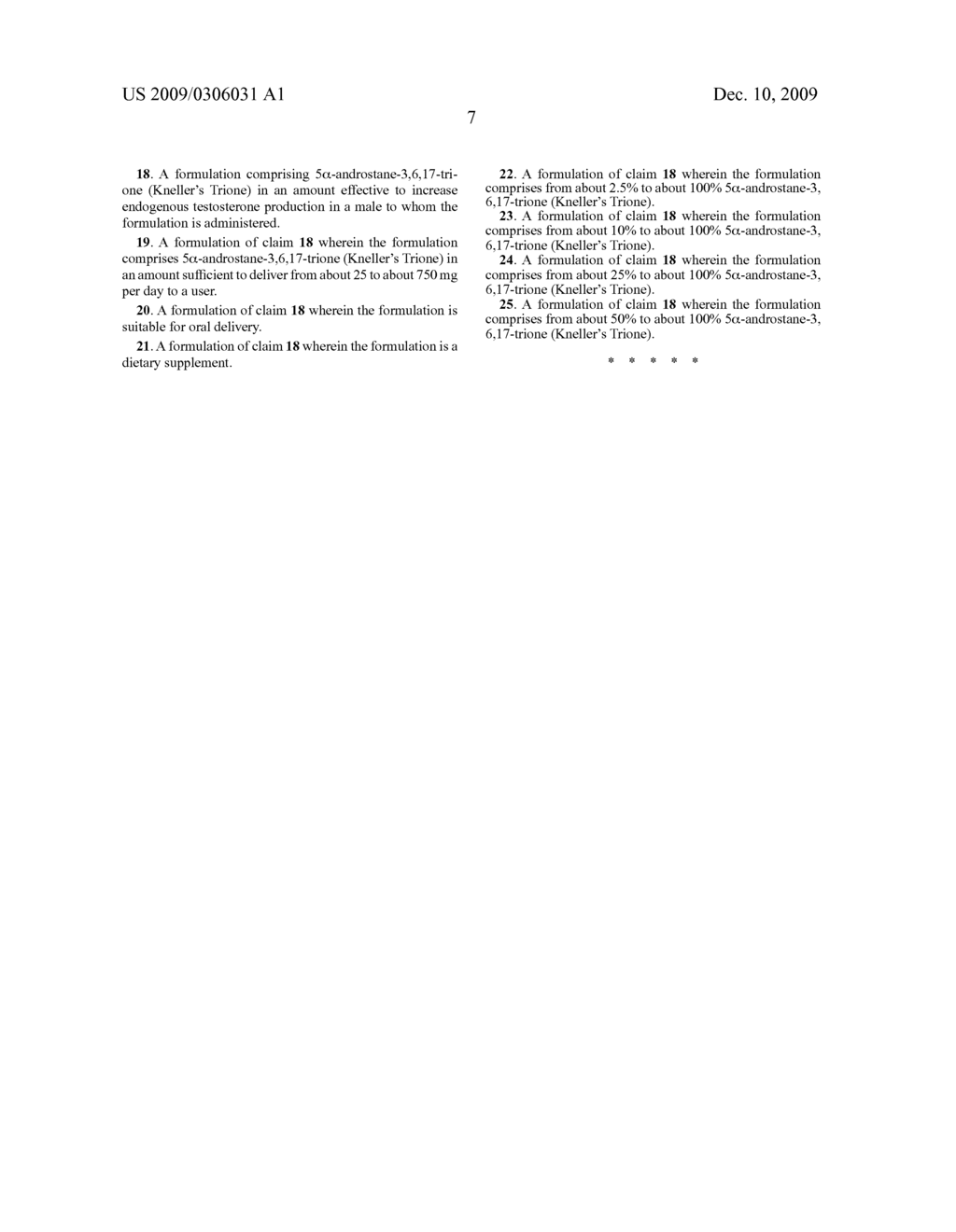 5alpha-ANDROSTANE-3,6,17-TRIONE (KNELLER'S TRIONE) AND METHODS OF USE THEREFOR - diagram, schematic, and image 09