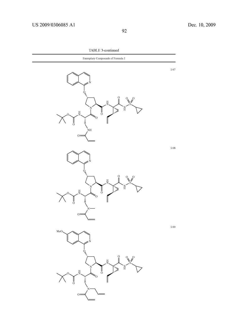 HCV PROTEASE INHIBITORS AND USES THEREOF - diagram, schematic, and image 116