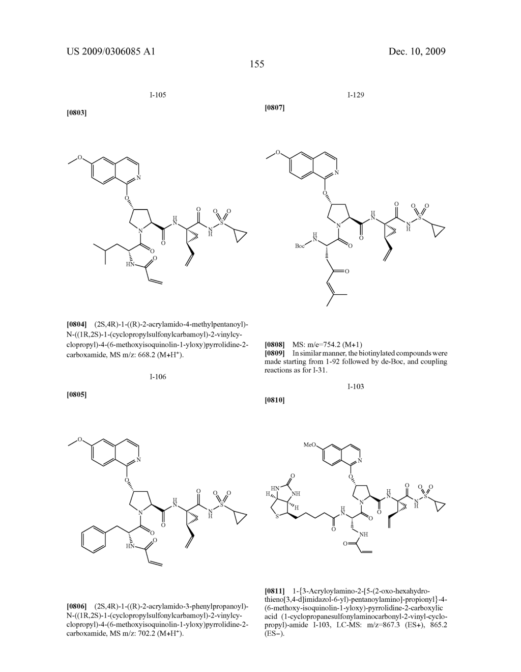 HCV PROTEASE INHIBITORS AND USES THEREOF - diagram, schematic, and image 179