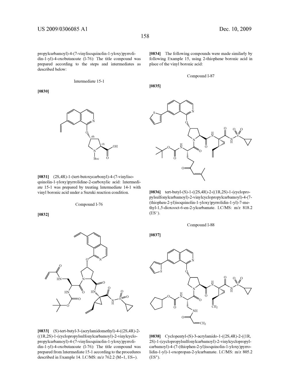 HCV PROTEASE INHIBITORS AND USES THEREOF - diagram, schematic, and image 182