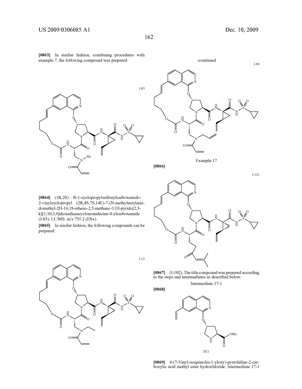 HCV PROTEASE INHIBITORS AND USES THEREOF - diagram, schematic, and image 186