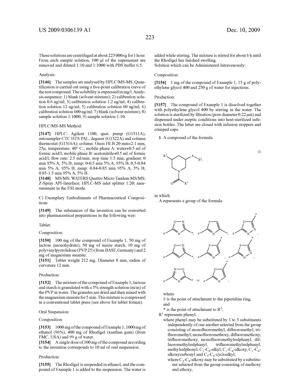 HETEROARYL-SUBSTITUTED PIPERIDINES - diagram, schematic, and image 224