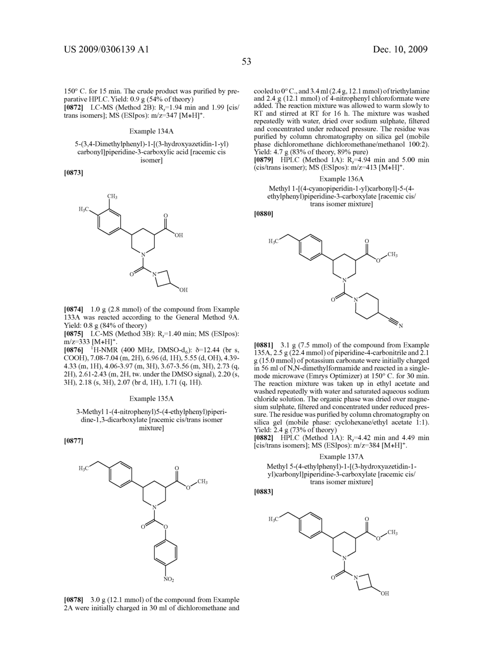 HETEROARYL-SUBSTITUTED PIPERIDINES - diagram, schematic, and image 54