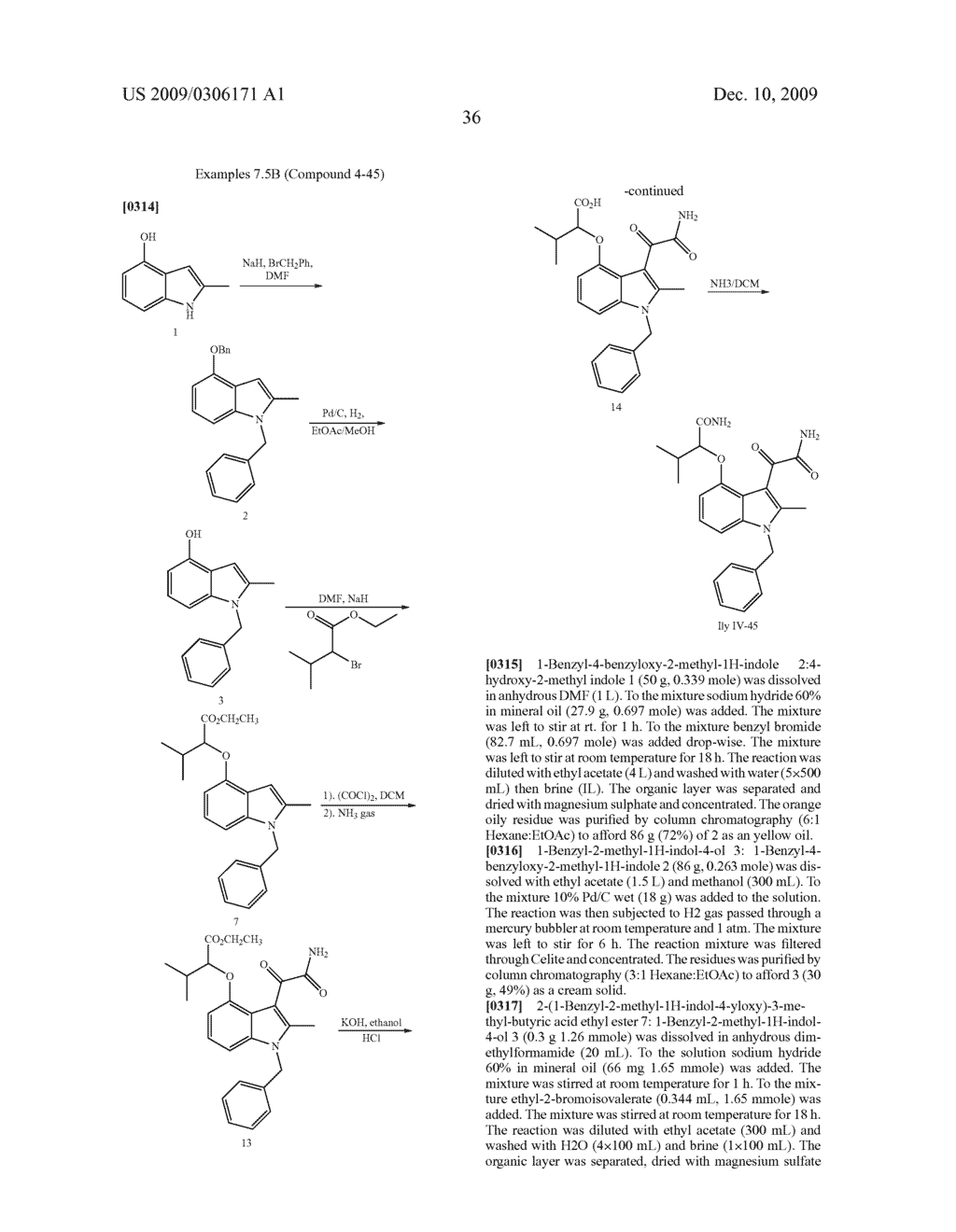 INDOLE COMPOUNDS HAVING C4-AMIDE SUBSTITUENTS AND USE THEREOF AS PHOSPHOLIPASE-A2 INHIBITORS - diagram, schematic, and image 46