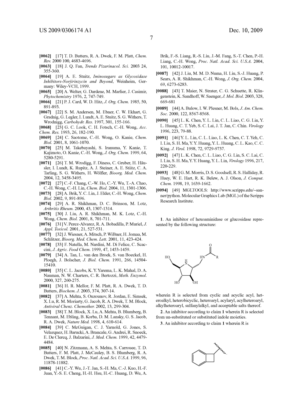 Novel Five-Membered Iminocyclitol Derivatives as Selective and Potent Glycosidase Inhibitors: New Structures for Antivirals and Osteoarthritis Therapeutics - diagram, schematic, and image 18