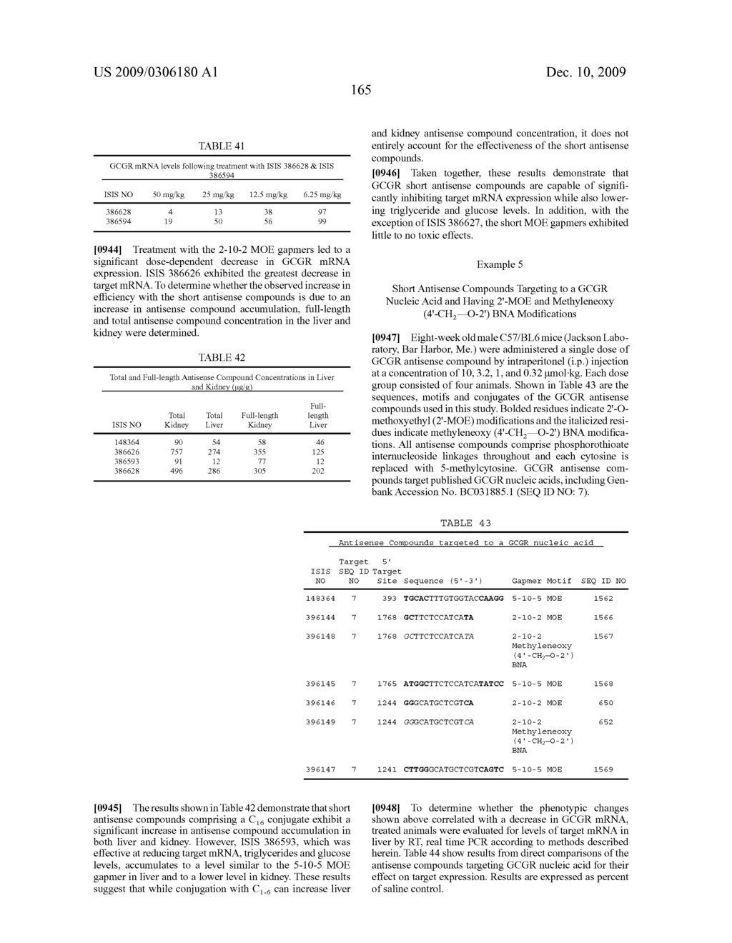 COMPOUNDS AND METHODS FOR MODULATING EXPRESSION APOB - diagram, schematic, and image 166