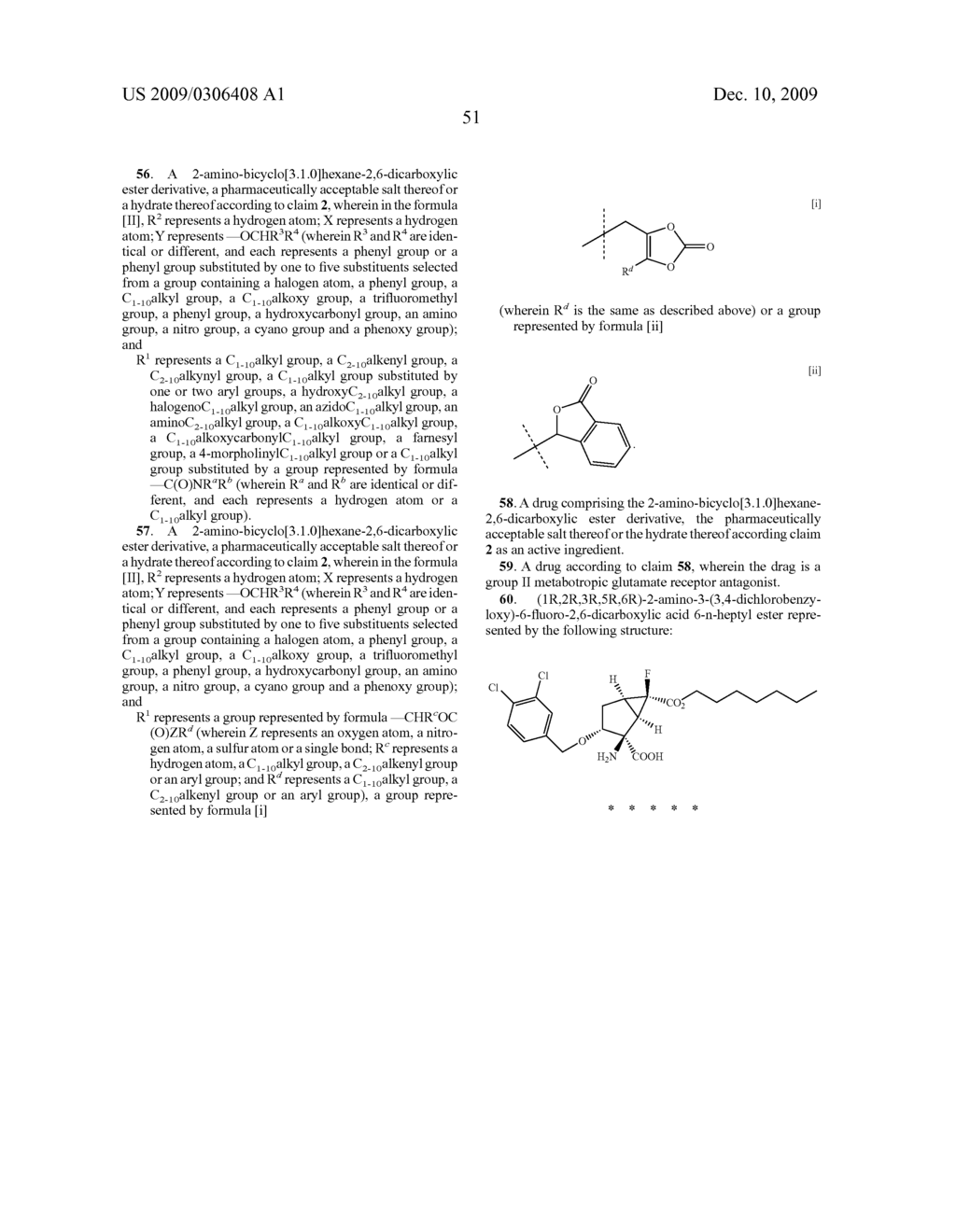 2-Amino-Bicyclo (3.1.0) Hexane-2,6-Dicarboxylic Ester Derivative - diagram, schematic, and image 52