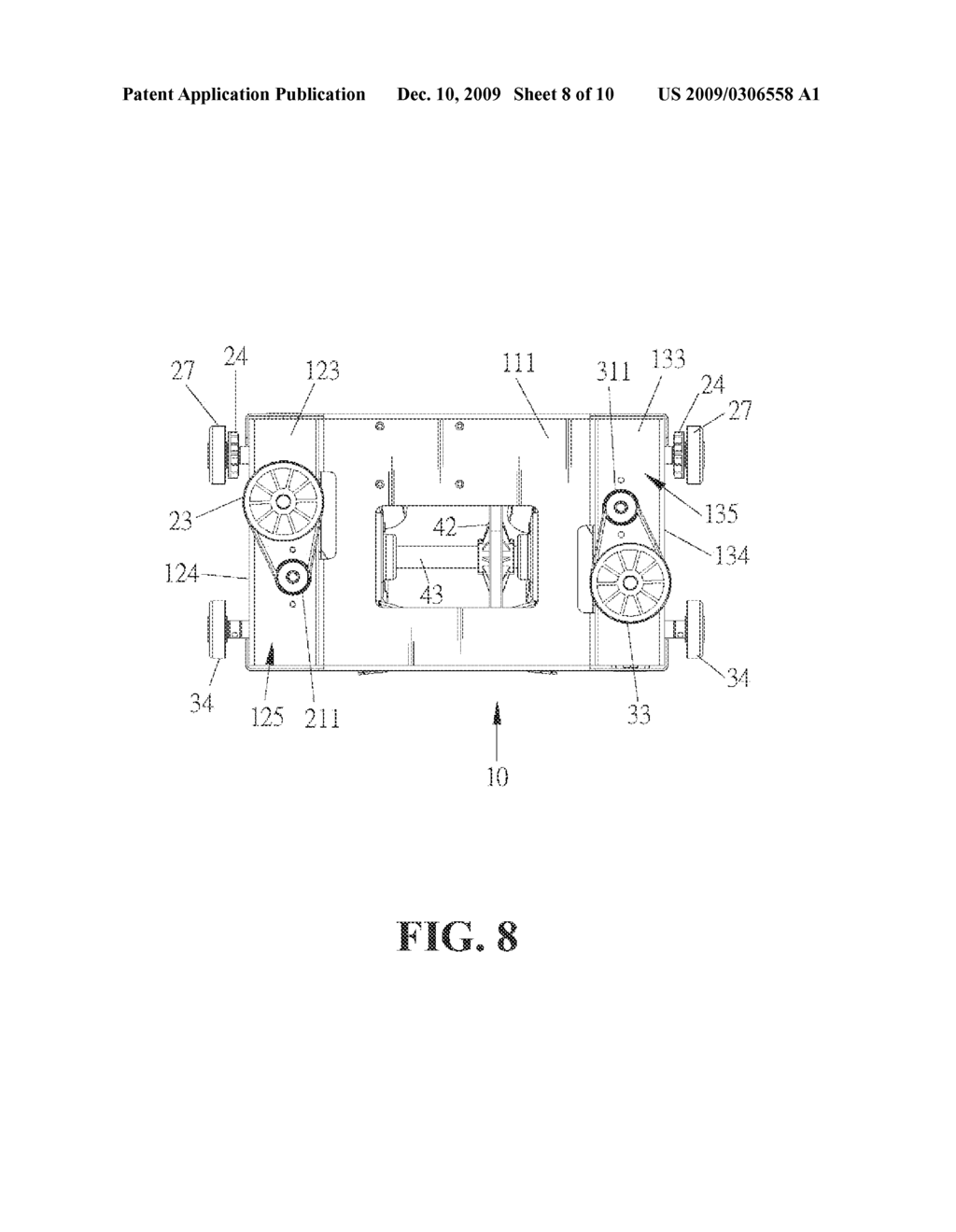 MASSAGE DEVICE FOR A MASSAGE CHAIR - diagram, schematic, and image 09