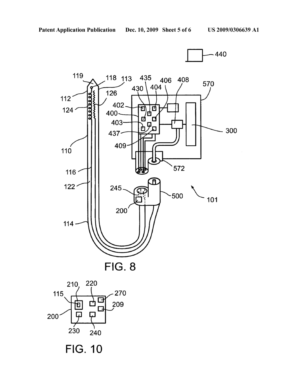 Cryoprobe incorporating electronic module, and system utilizing same - diagram, schematic, and image 06