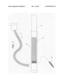 Vascular access sheath with integrated return electrode diagram and image