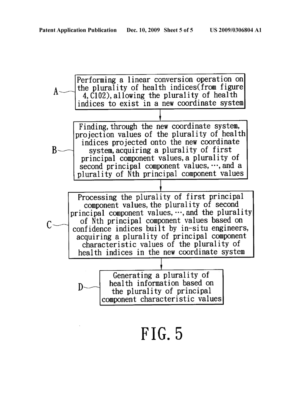 METHOD FOR PROGNOSTIC MAINTENANCE IN SEMICONDUCTOR MANUFACTURING EQUIPMENTS - diagram, schematic, and image 06