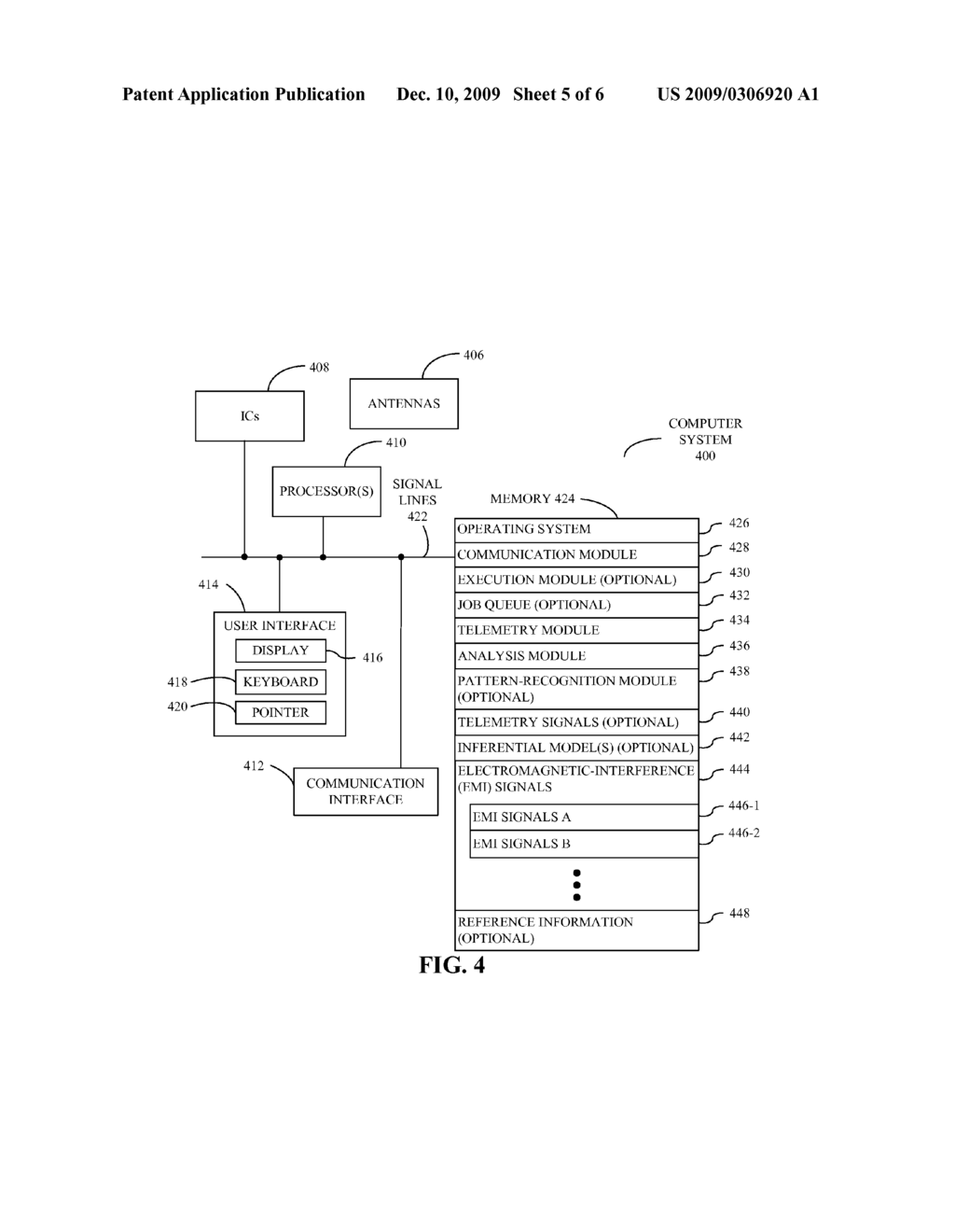 COMPUTER SYSTEM WITH INTEGRATED ELECTROMAGNETIC-INTERFERENCE DETECTORS - diagram, schematic, and image 06