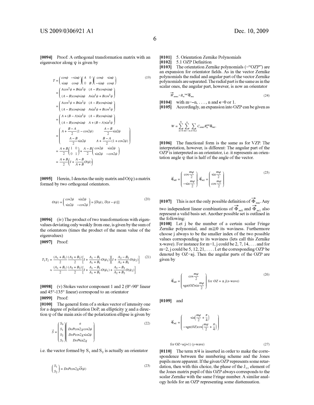 SPECIFICATION, OPTIMIZATION AND MATCHING OF OPTICAL SYSTEMS BY USE OF ORIENTATIONAL ZERNIKE POLYNOMIALS - diagram, schematic, and image 28