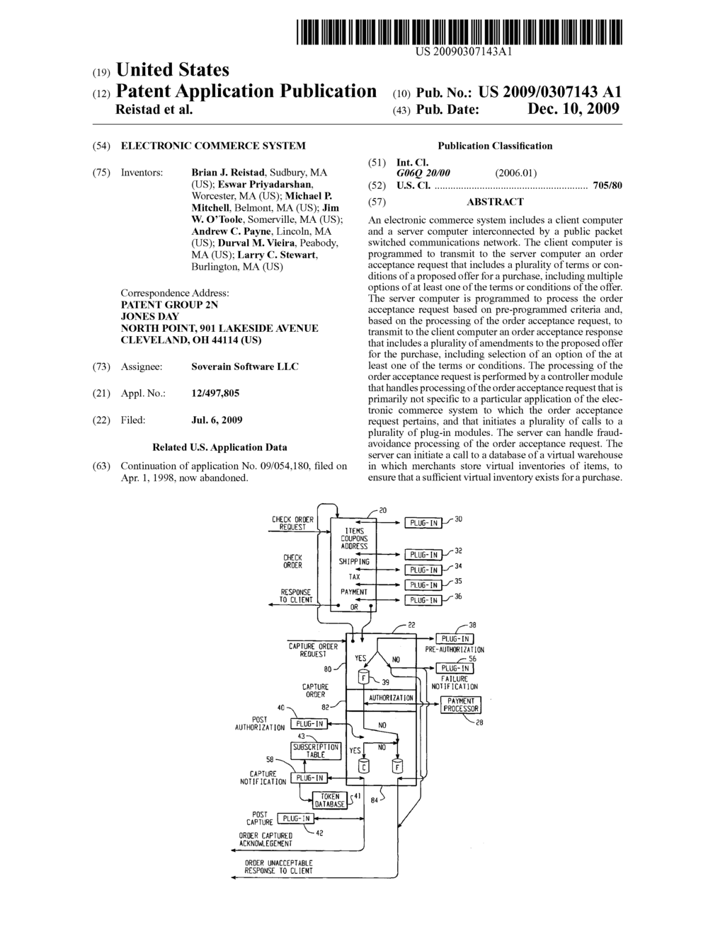 Electronic Commerce System - diagram, schematic, and image 01