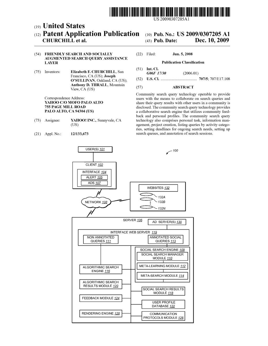 FRIENDLY SEARCH AND SOCIALLY AUGMENTED SEARCH QUERY ASSISTANCE LAYER - diagram, schematic, and image 01