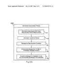 SYSTEM AND METHOD FOR COMMUNICATING AN AIR TRAVEL MESSAGE diagram and image